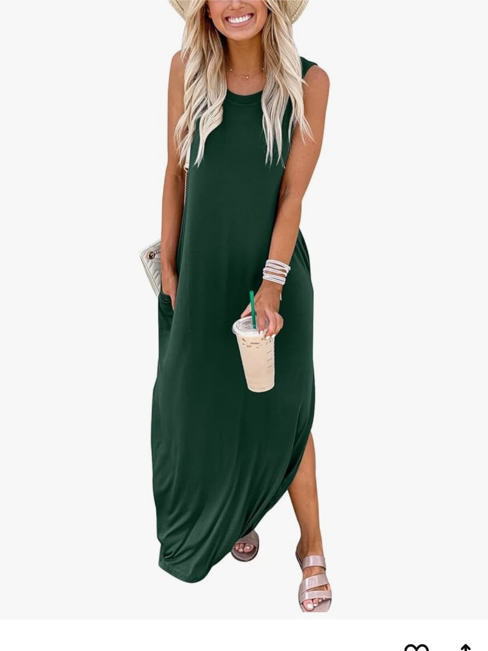 Anrabess Dark Green Sundress - XXL